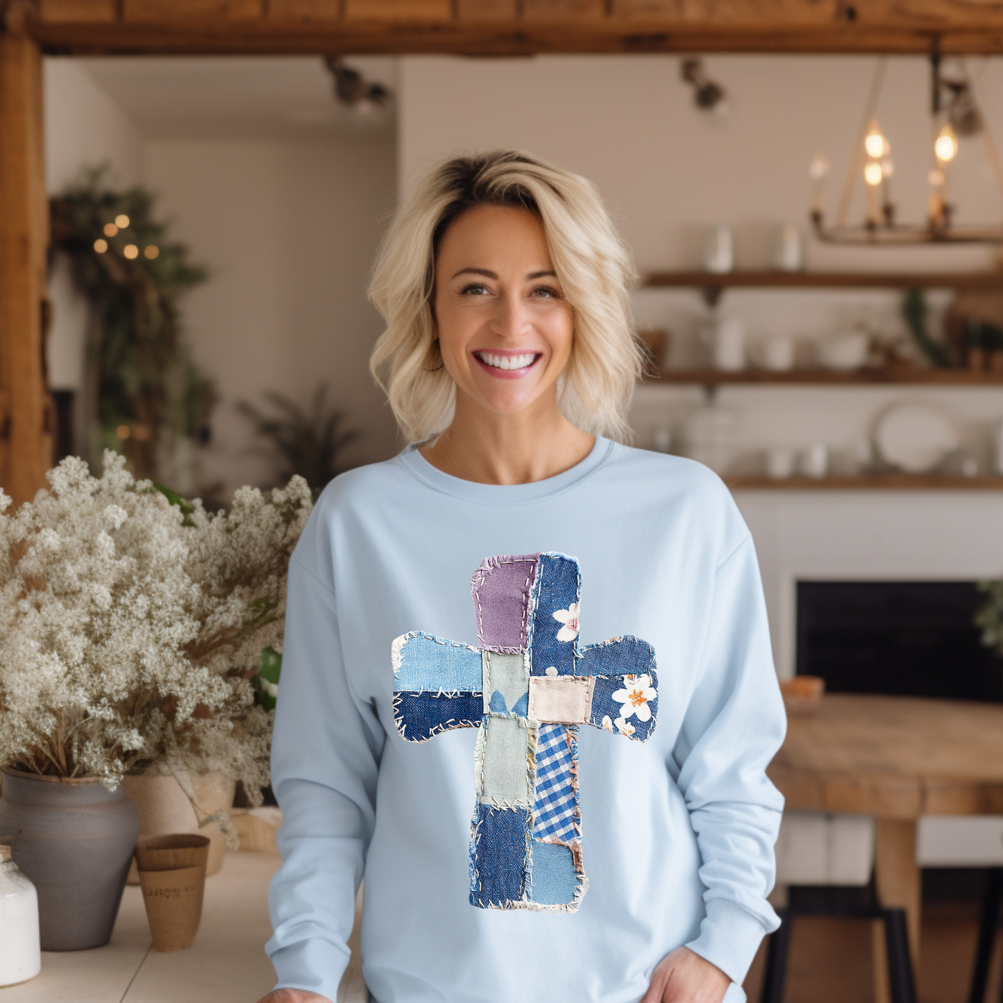 Easter Cross Sweatshirt or Tee