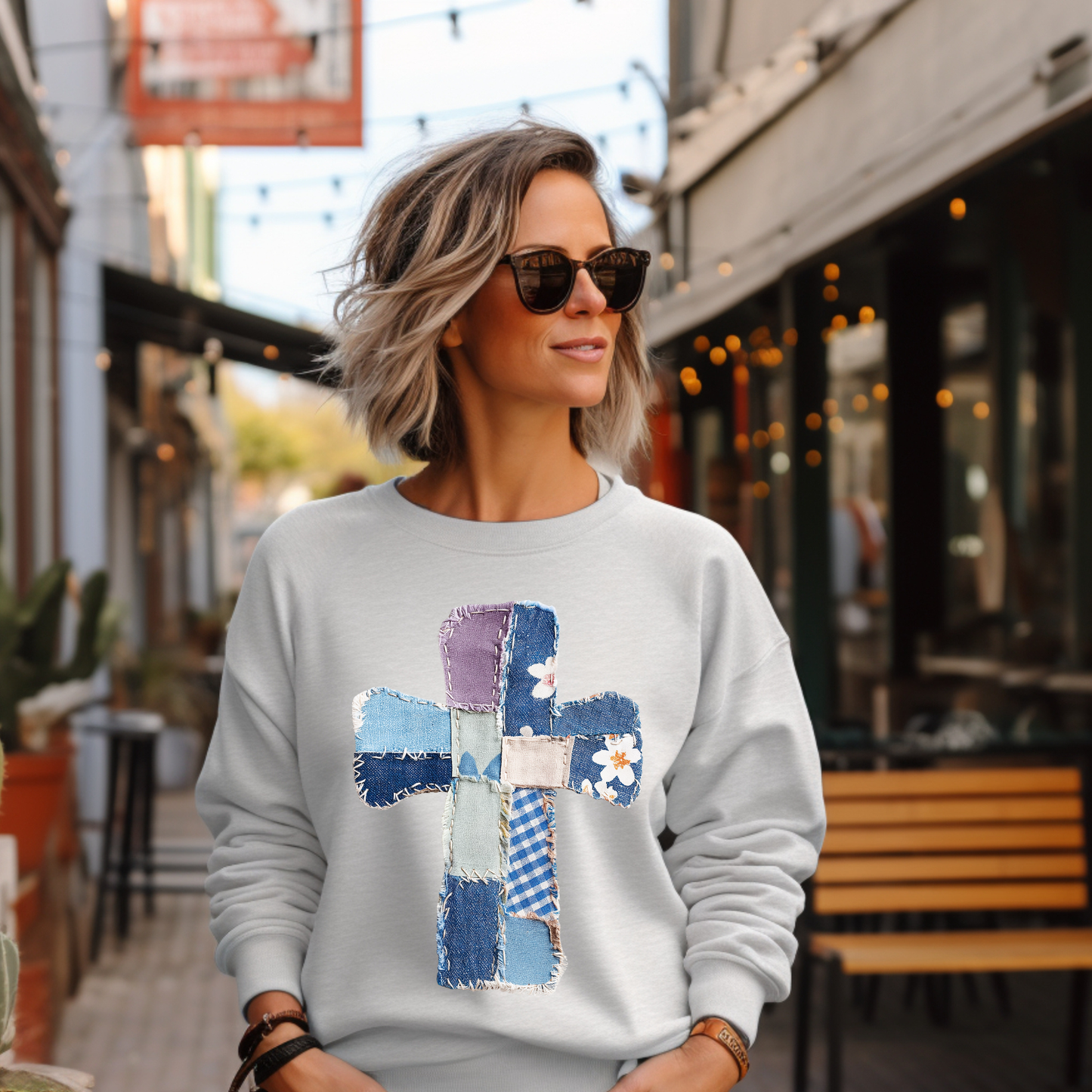 Easter Cross Sweatshirt or Tee