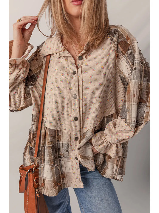 Boho Multimedia Shacket