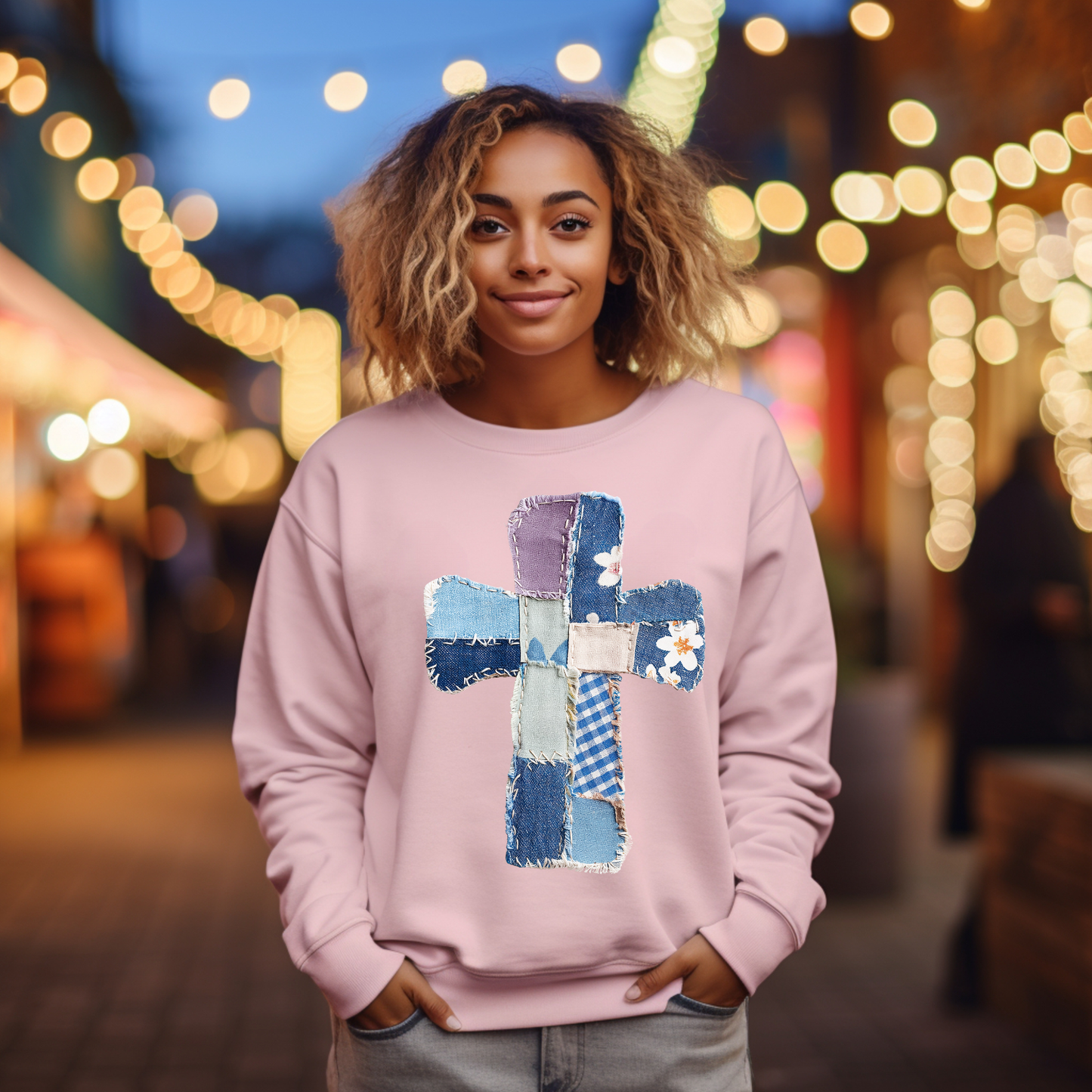 Easter Cross Sweatshirt or Tee