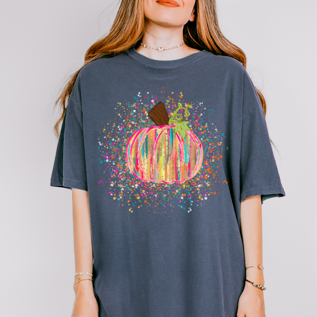 Splatter Pumpkin Tee
